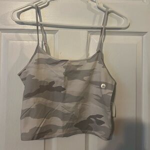 American Eagle Outfitters Women’s Gray Camouflage Tank Top. NWT